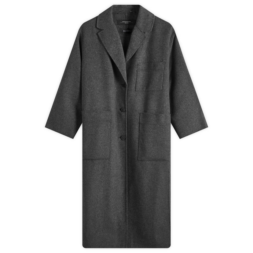 Plašči Max Mara Weekend Max Mara Galosce Long Coat Siva | 2515011031600