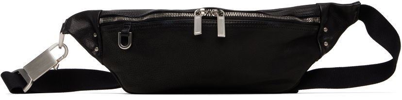 Torbice za okoli pasu Max Mara Max Mara Leather Belt Bag Črna | 2524516131600