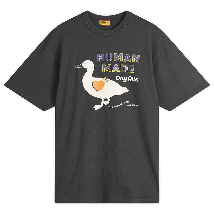 Majica Human Made Duck Dry Alls Graphic T-Shirt, Size Large Siva | HM29TE012-BLK