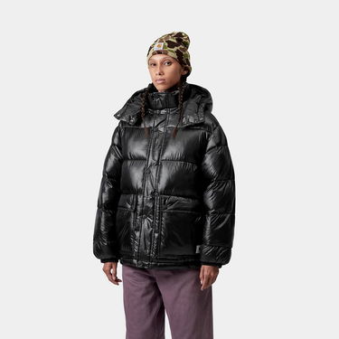 Puhovka Carhartt WIP Benson Puffer Hooded Jacket Črna | I035370_9, 2