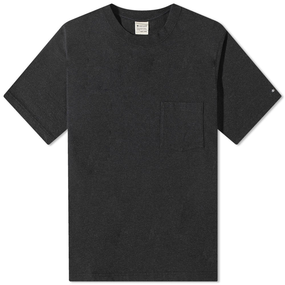 Majica Snow Peak Recycled Cotton Heavy Tee Črna | TS-22SU401-BK, 0