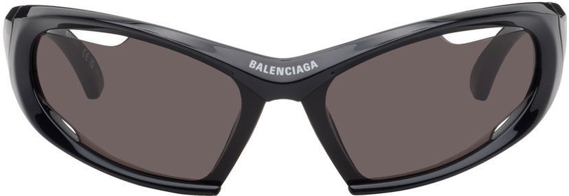 Sončna očala Balenciaga Dynamo Rectangle Sunglasses Črna | BB0318S-001