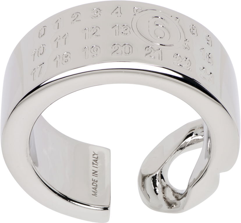 Prstan Maison Margiela Minimal Numeric Cuff Ring Kovinski | SM6UQ0103 P8371