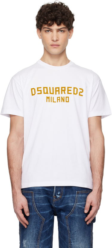 Majica DSQUARED2 Dsquared2 Cool Fit Milano T-Shirt Bela | S74GD1418_D20020, 0