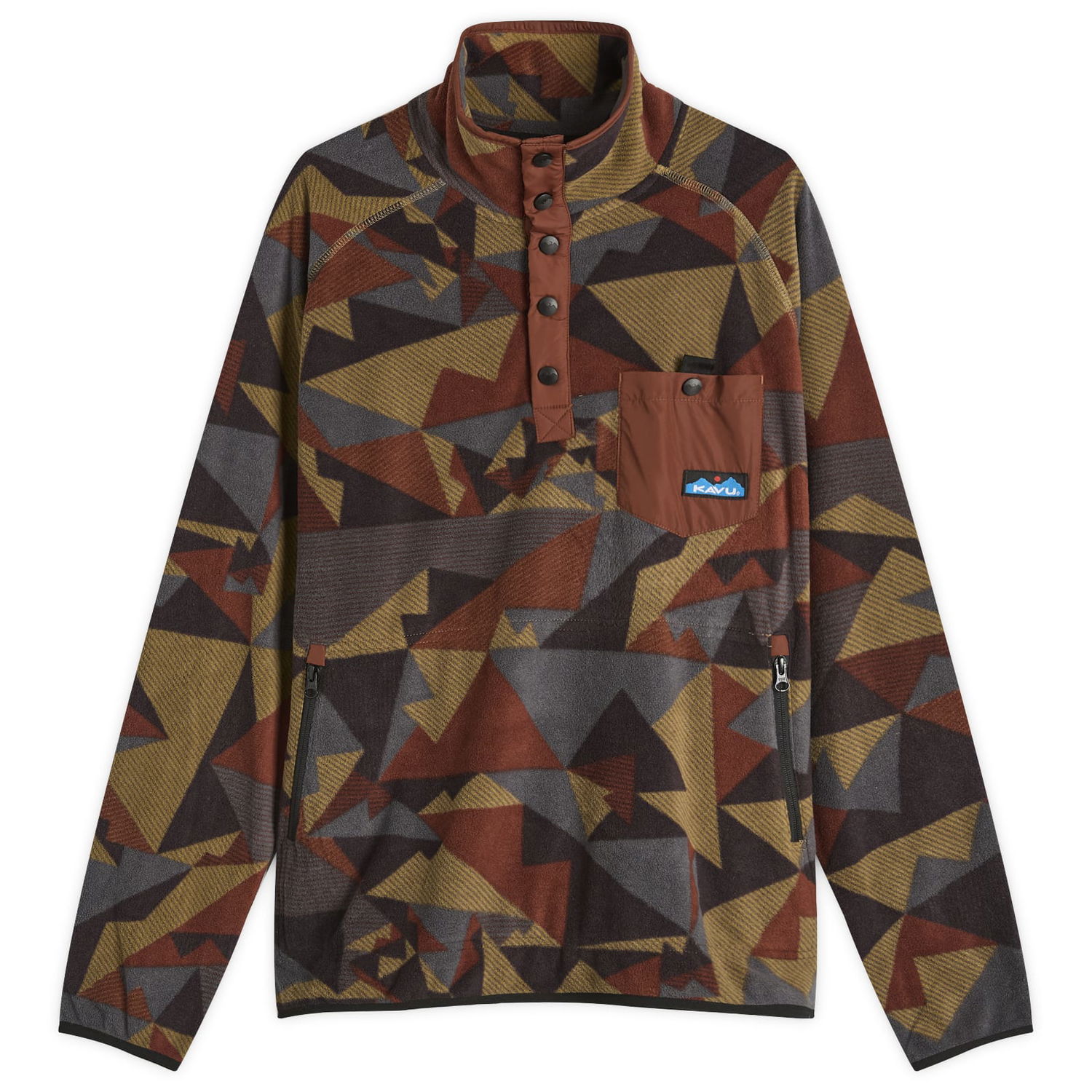 Pleteni pulover KAVU Teannaway Fleece Pullover Večbarvna | 5065-2730, 1