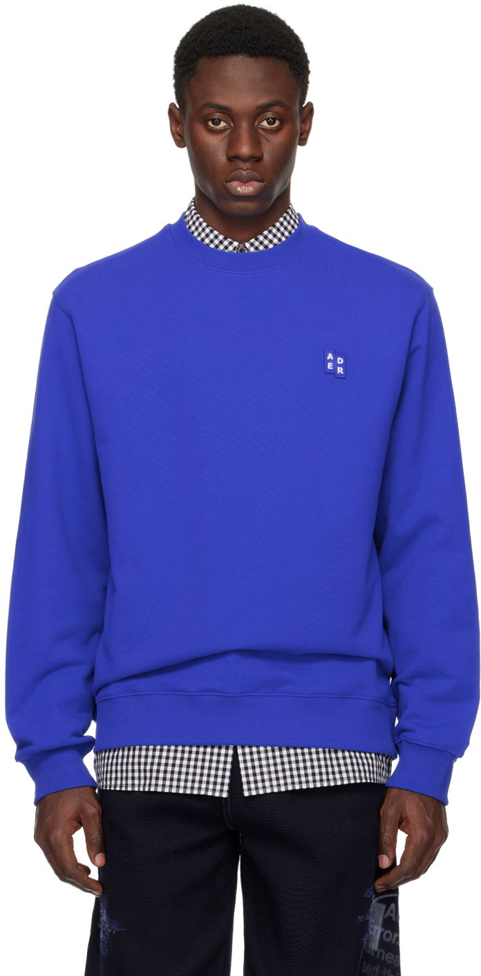 Pulover ADER ERROR Patch Sweatshirt Modra | BMSGFYSW0101BL