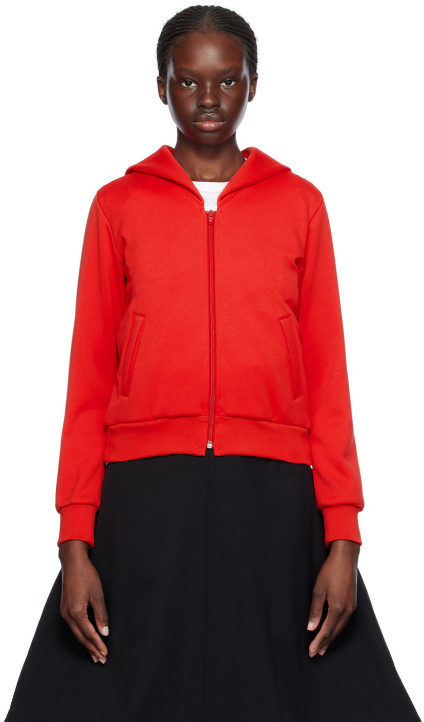 Pulover Comme des Garçons Comme des Garçons Girl Zip-Up Hoodie Rdeča | NM-T005-051