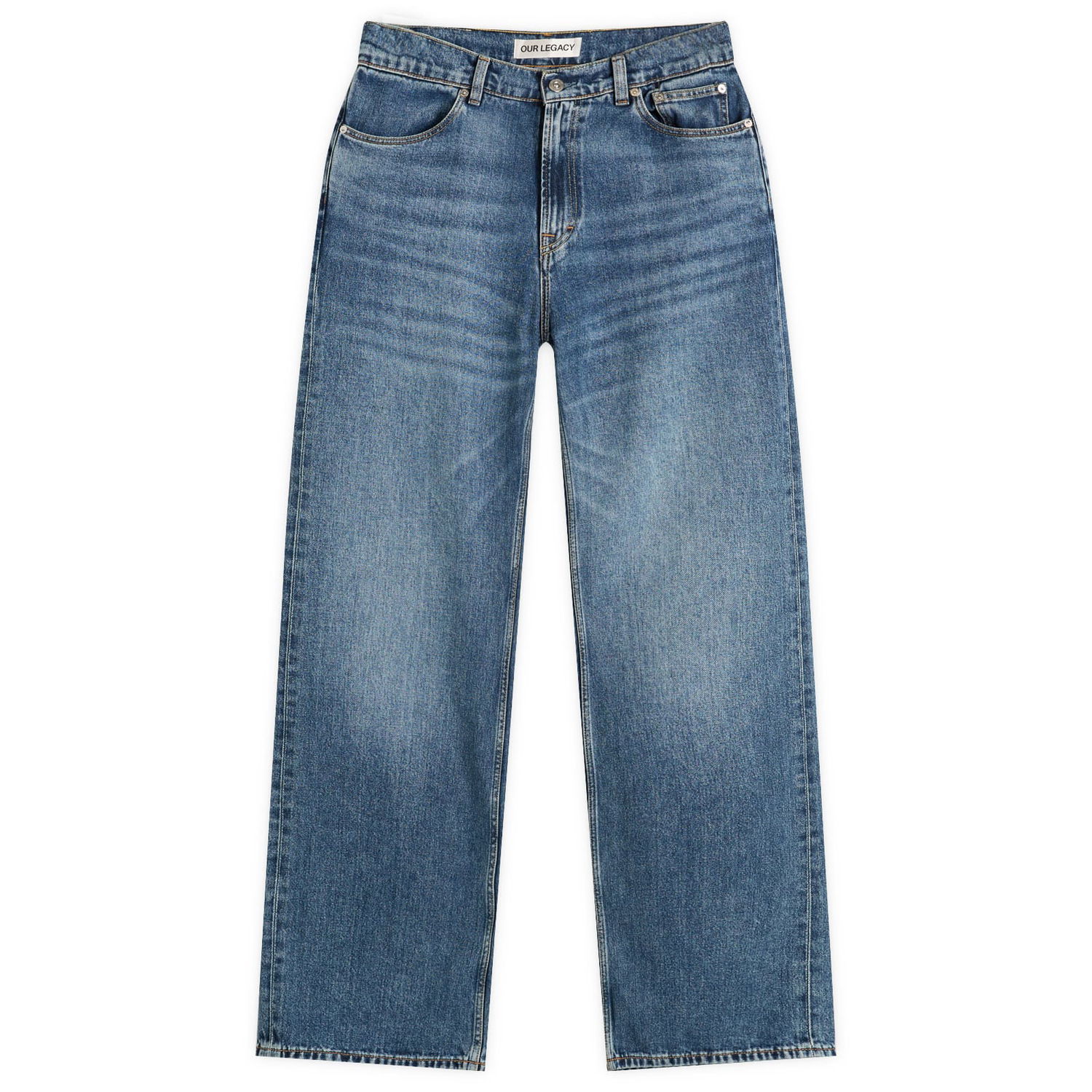Kavbojke OUR LEGACY Our Legacy Carlson Jean Broken Twill, Size 28" Modra | M4255RR, 1