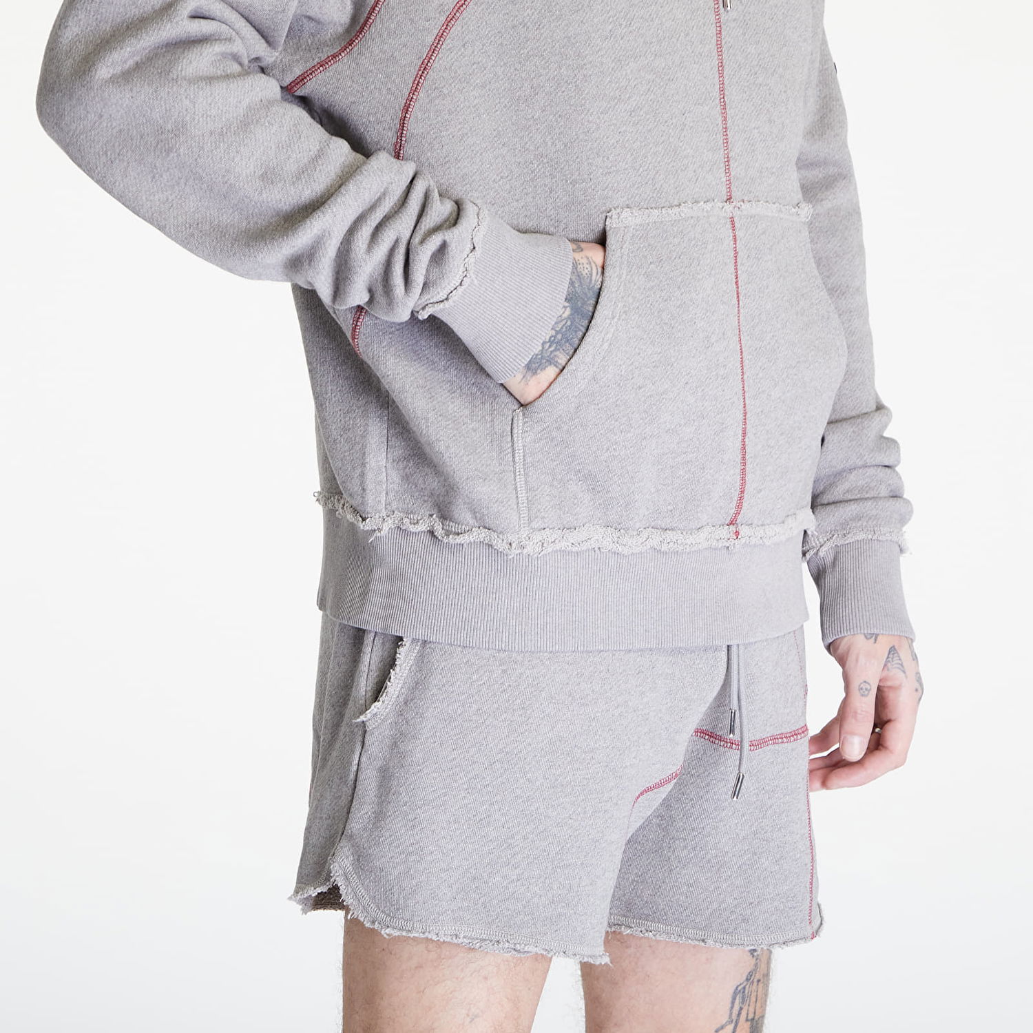 Pulover A-COLD-WALL* Intersect Hoodie Siva | ACWMW179 Cement, 1