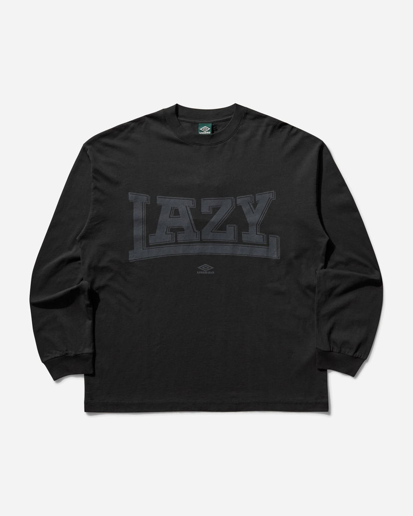 Majica Umbro Lazy Longsleeve T-Shirt Črna | UBMW0280JY79 BLK0020