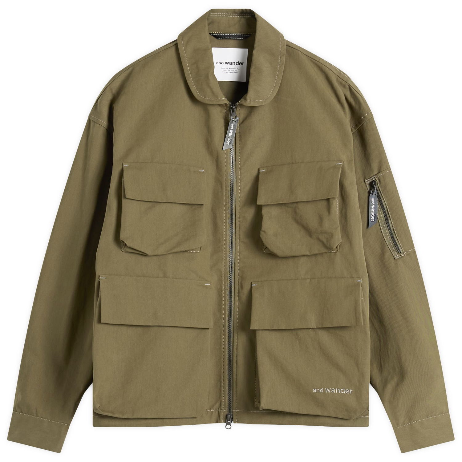 Jakna and wander C/PE Twill Field Jacket, Size Small Zelena | 5745281054-180, 1