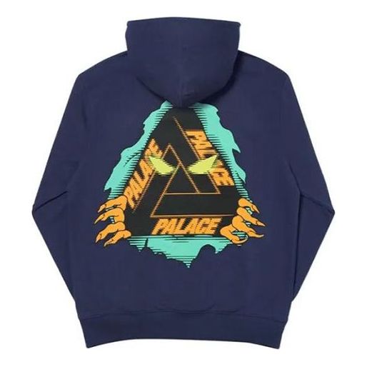 Pulover Palace Triangle Logo Sweatshirt Modra | P19HD044