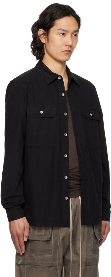 Srajce Rick Owens Rick Owens DRKSHDW Hollywood Overshirt Črna | DU01E3296 P, 1