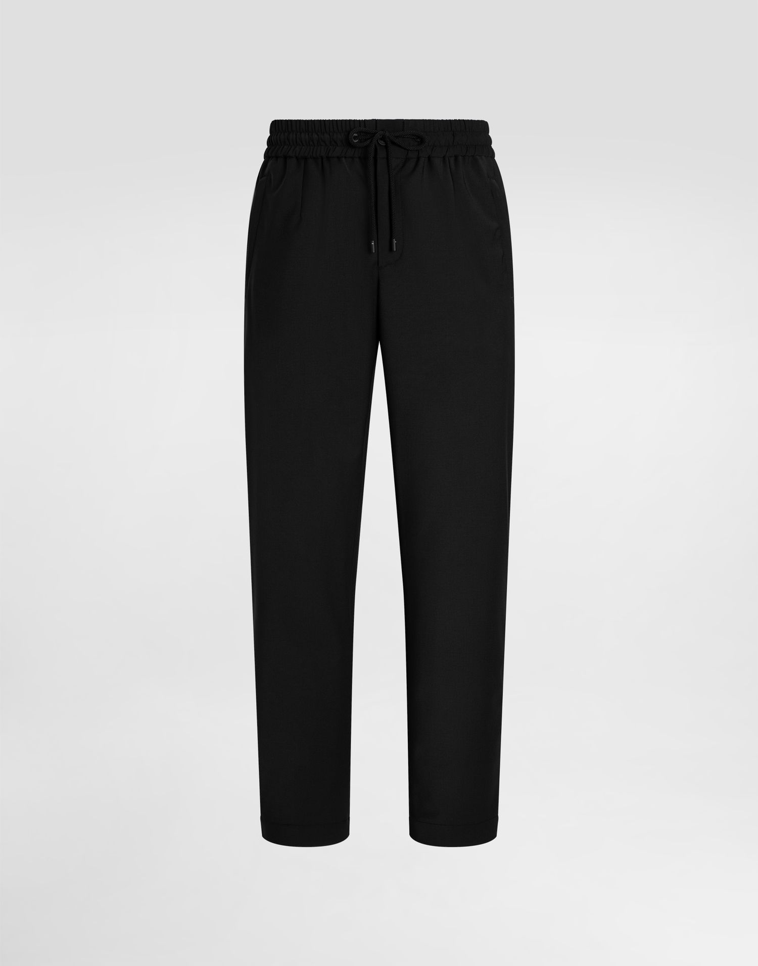 Hlače Dolce & Gabbana Dolce & Gabbana Structured Wool Canvas Trousers Črna | GP14UTFURK8N0000, 0