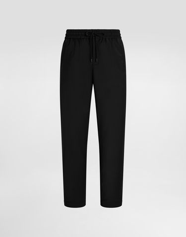 Hlače Dolce & Gabbana Dolce & Gabbana Structured Wool Canvas Trousers Črna | GP14UTFURK8N0000, 0