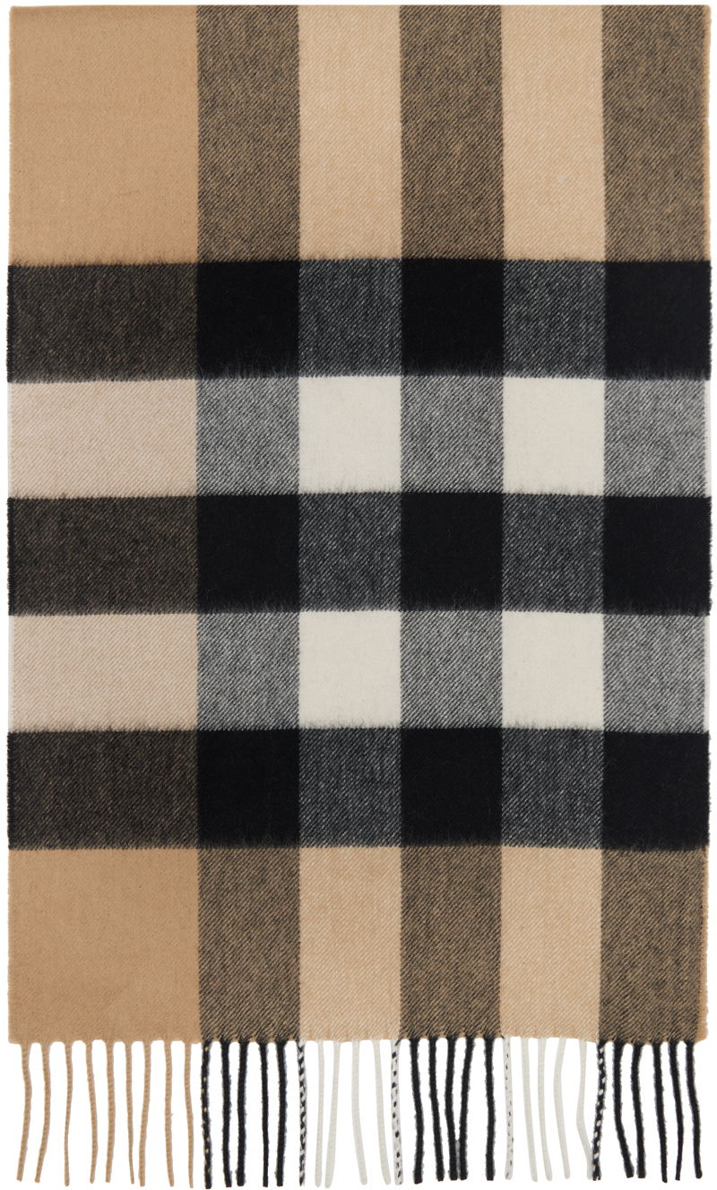 Šala Burberry Check Scarf Brown Rjava | 8056851