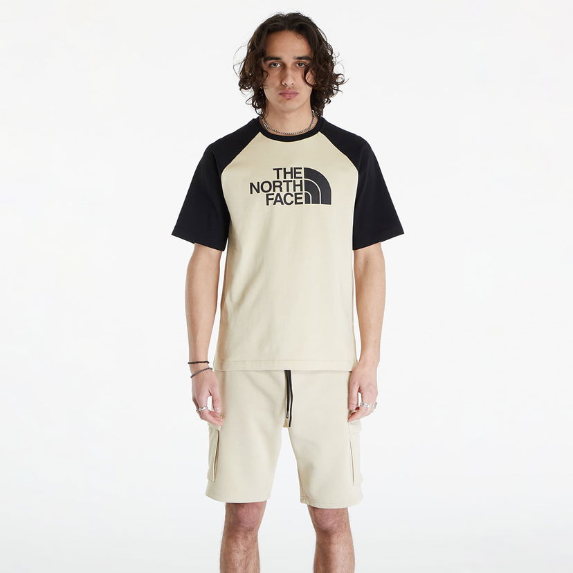 Majica The North Face S/S Raglan Easy Tee Gravel Bež | NF0A87N73X41
