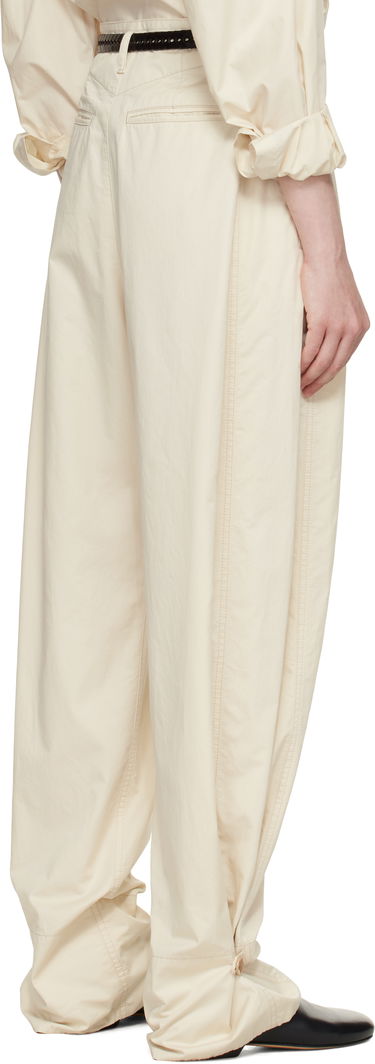 Hlače LEMAIRE Lemaire Soft Volume Trousers Bež | PA1182 LF1207, 2