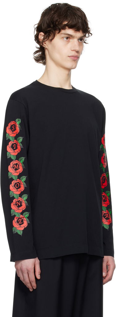 Majica Simone Rocha Simone Rocha Cluster Rose Logo Print T-shirt Bela | 5194P33P34-M 0569, 4