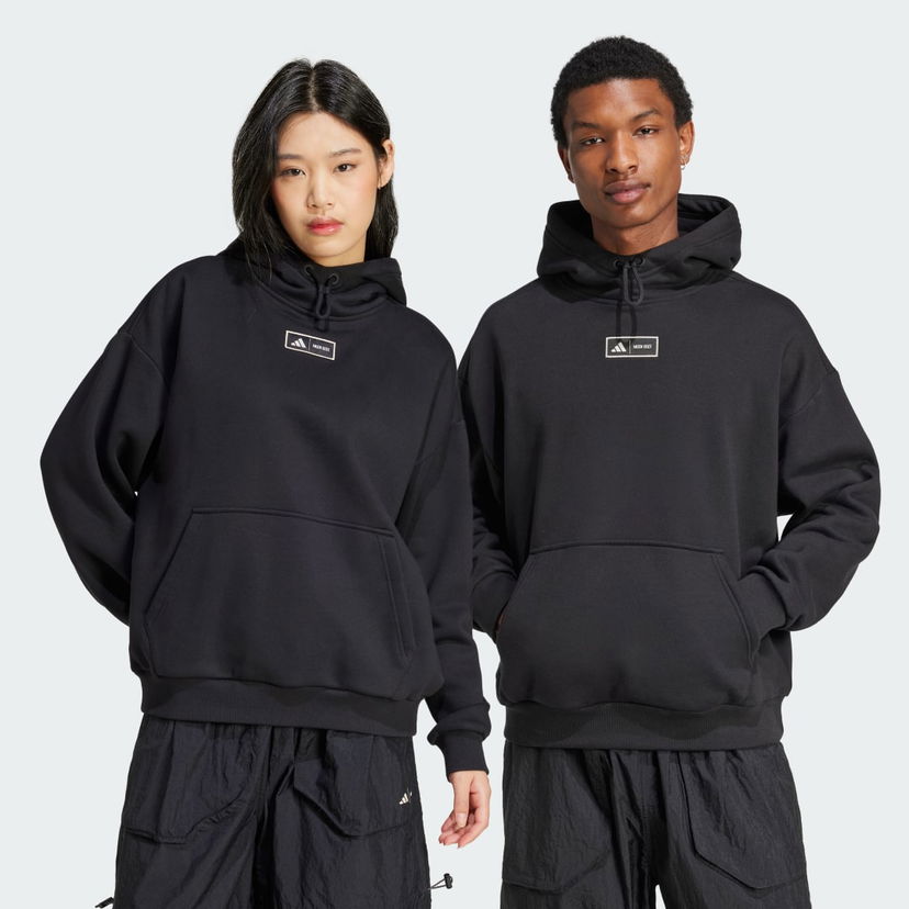 Pulover adidas Performance MOON BOOT x Oversized Hoodie Črna | IY8044