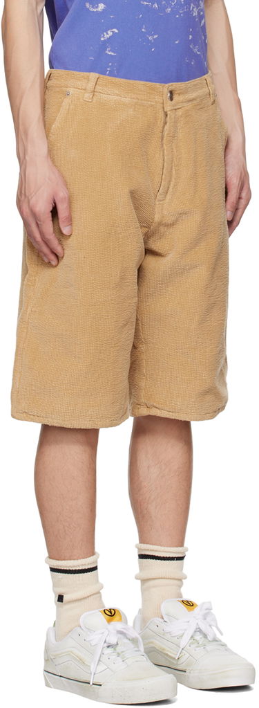 Kratke hlače ERL Corduroy Three-Pocket Shorts Bež | ERL06P006, 1
