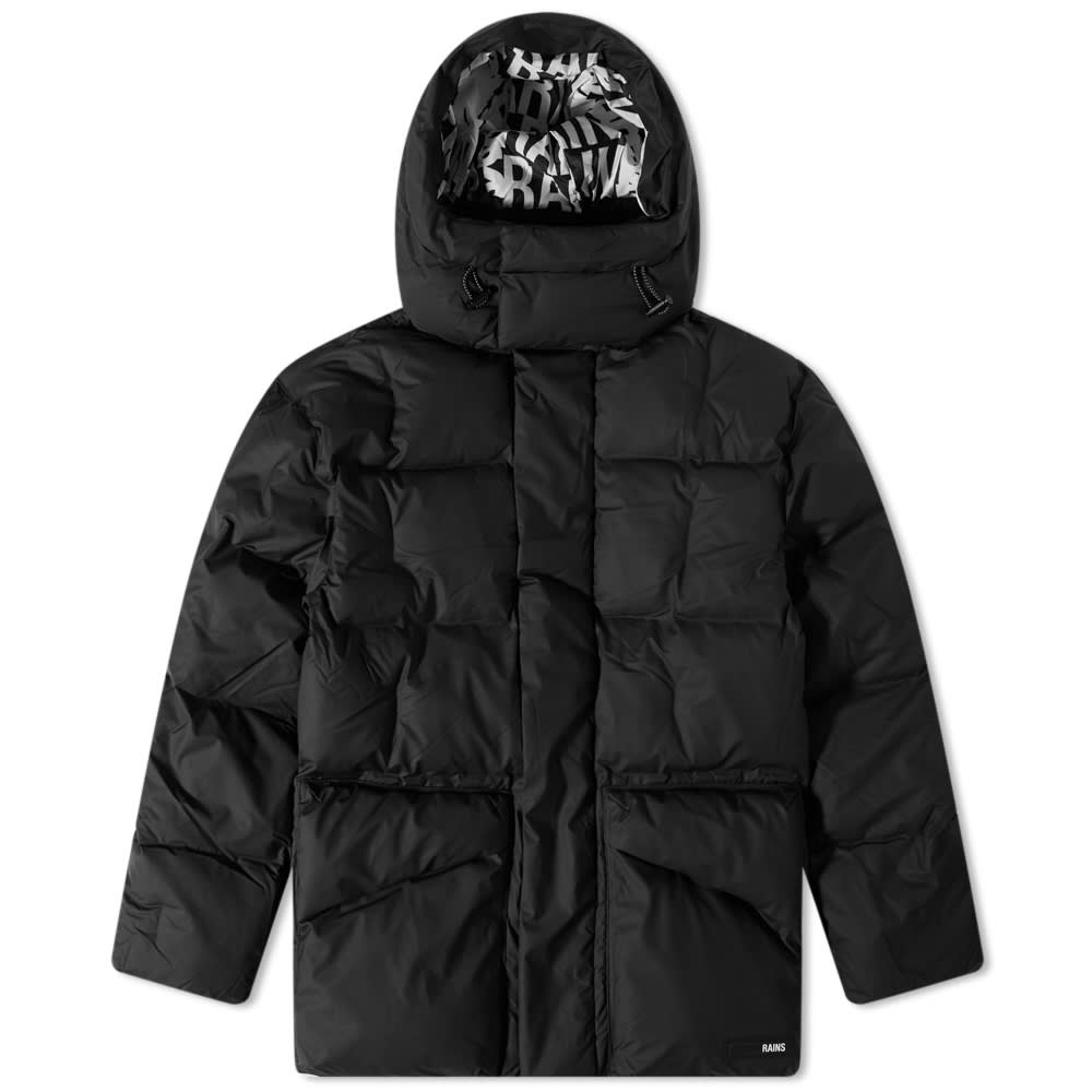 Puhovka Rains Block Puffer Jacket Črna | 15010-01, 0