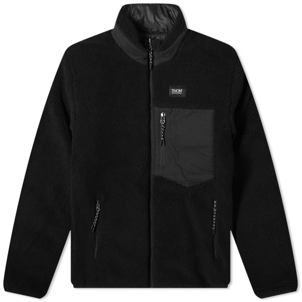 Jakna TAION Reversible Fleece Down Jacket Črna | TAION-R102MB-BLK, 0