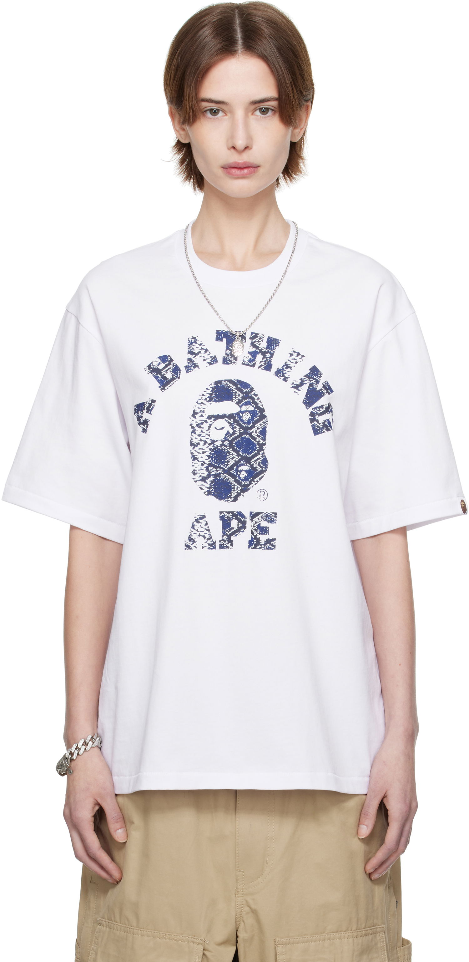 Majica BAPE A Bathing Ape Exclusive Printed T-Shirt Bela | Tee, 0