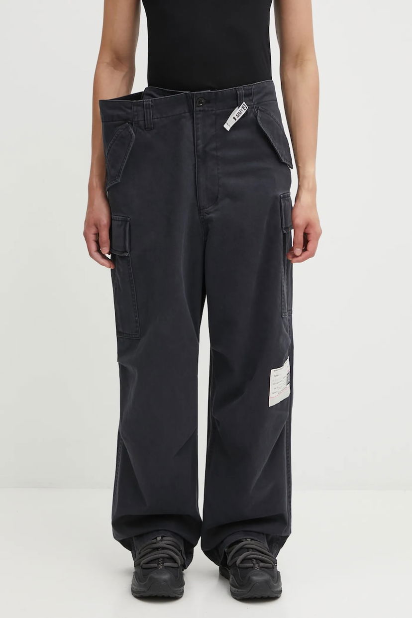 Cargo hlače Maison MIHARA YASUHIRO Maison MIHARA YASUHIRO HUGE LAYERED Cargo Pants Črna | A15PT056