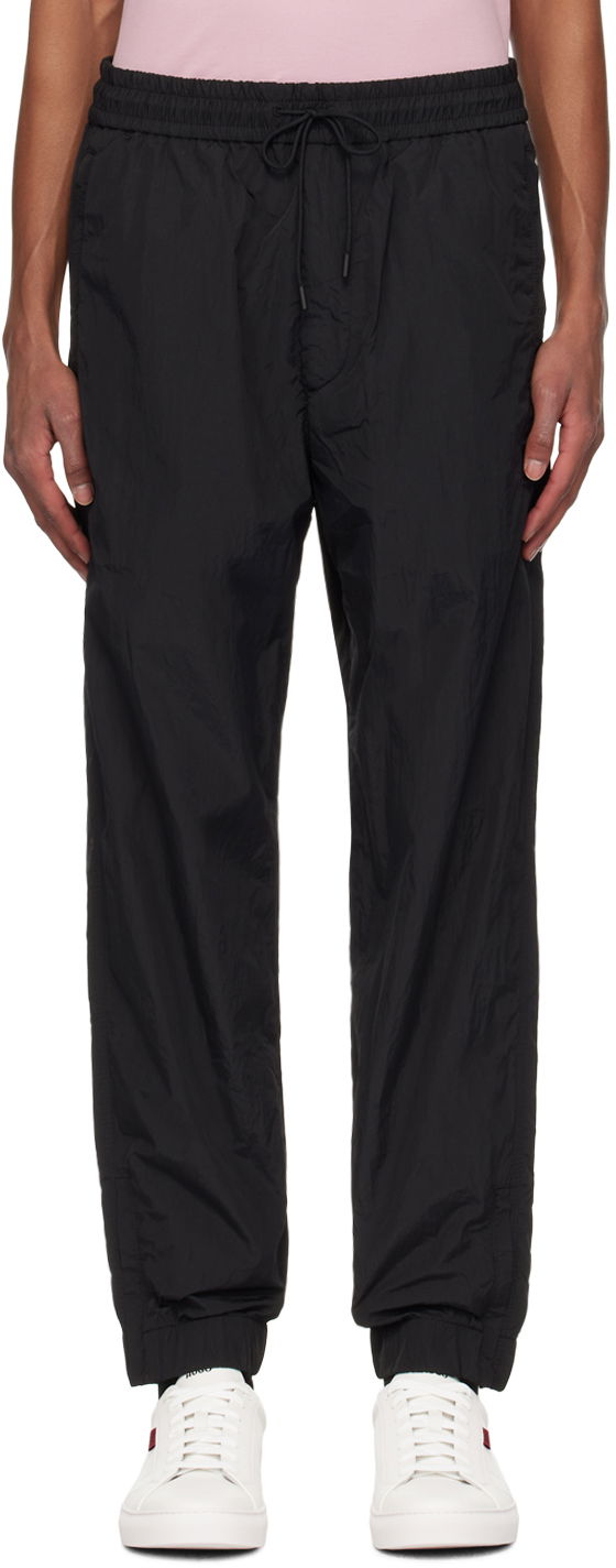 Trenirka BOSS Black Taffeta Sweatpants Črna | 50522001