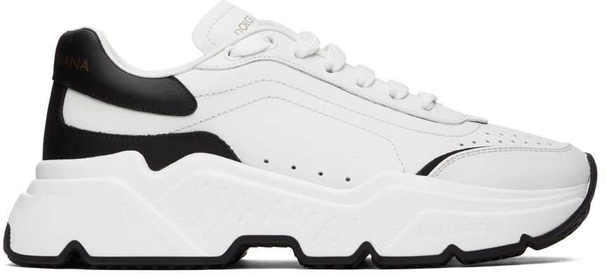 Superge in čevlji Dolce & Gabbana White Daymaster Low-Top Sneakers Bela | CS1791AX589, 0
