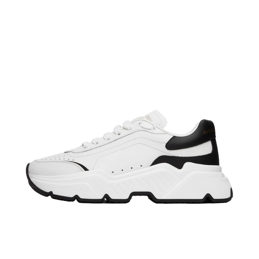 Superge in čevlji Dolce & Gabbana White Daymaster Low-Top Sneakers Bela | CS1791AX589