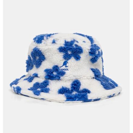 Klobuk Kangol Floral Fleece Bucket Hat Modra | K5422-WB122