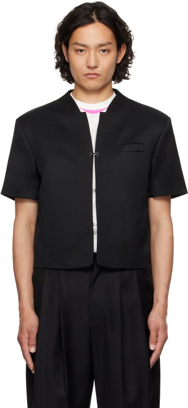 Jakna ADER ERROR ADER error Set-Up Short Sleeve Blazer Črna | BO01SSBZ0206BK, 0