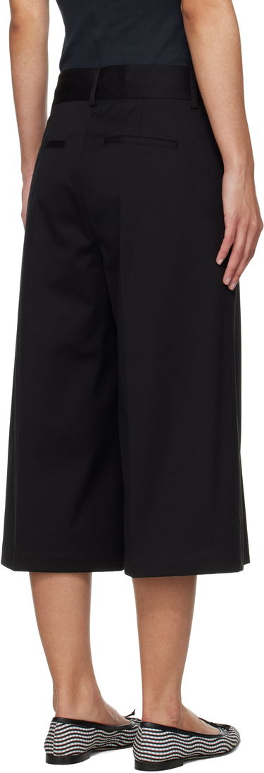 Kratke hlače MSGM MSGM Cotton Bermuda Shorts Črna | 3841MDB04 257138, 2