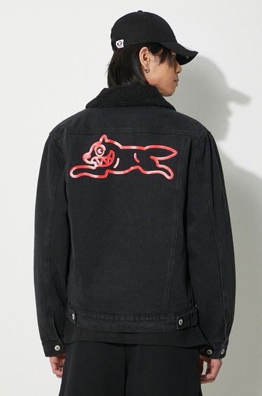 Jakna BBC IceCream ICECREAM Running Dog Sherpa Denim Jacket Črna | IC24147, 0