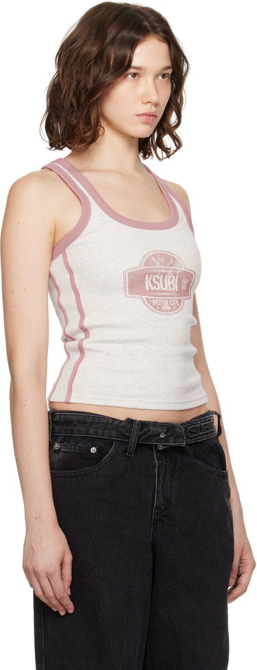 Majica brez rokavov Ksubi Ksubi Pitt Lane Origin Tank Top Bela | WPF25SI002, 1