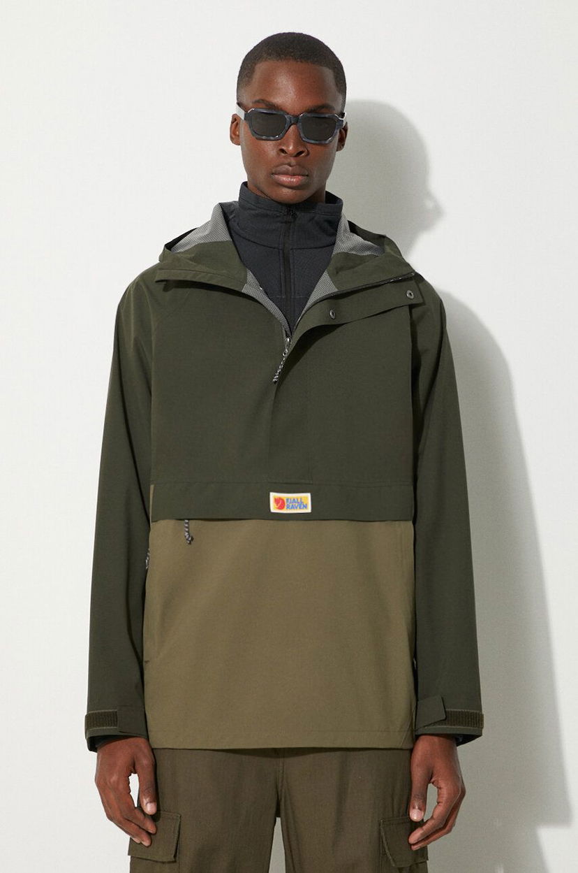 Vetrovka FJÄLLRÄVEN Anorak Jacket Zelena | F86688.662.625