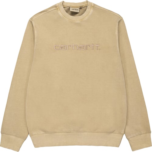 Pulover Carhartt WIP Duster Ammonite Garment Dyed Bež | I031788