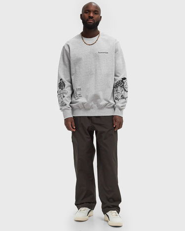 Pulover thisisneverthat SKETCH EMBROIDERY CREWNECK Sweatshirt Siva | TN243TSWCW04HGR, 1