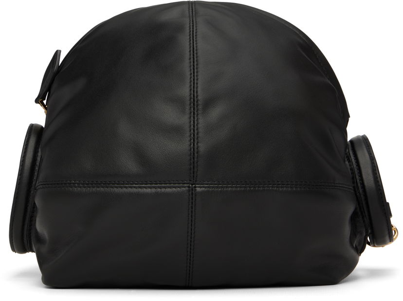 Torba za čez ramo Alaïa ALAÏA Leather Bracelet Pouch Črna | AA1L8001I062