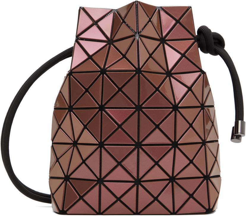 Torbica BAO BAO ISSEY MIYAKE Geometric Pattern Gloss Shoulder Bag Bordo | BB48AG591