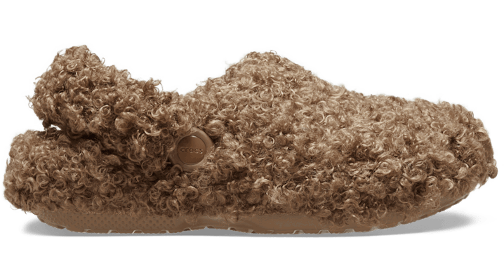 Superge in čevlji Crocs Classic Faux Doodle Fur Clogs Rjava | 210849-2EY