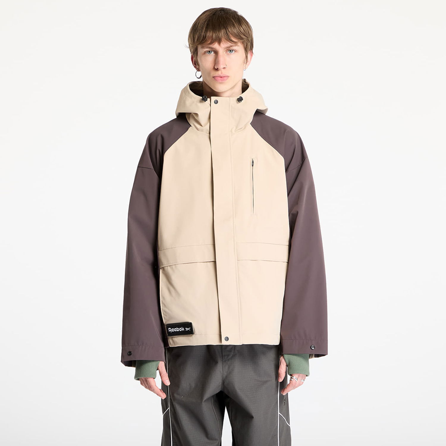 Parka Reebok Utility Shell Jacket Bež | RMEA00TC99FAB0010A60, 0