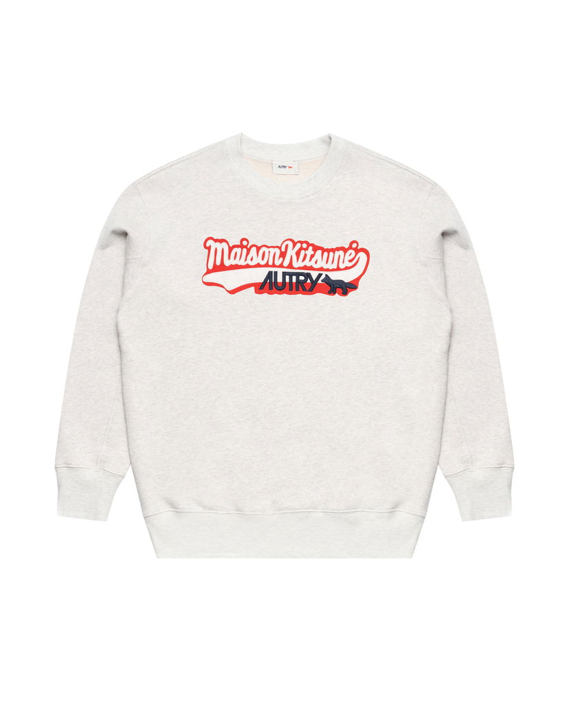 Pulover Autry Autry Action Shoes x Maison Kitsuné Sweatshirt Siva | SWPXMK1M