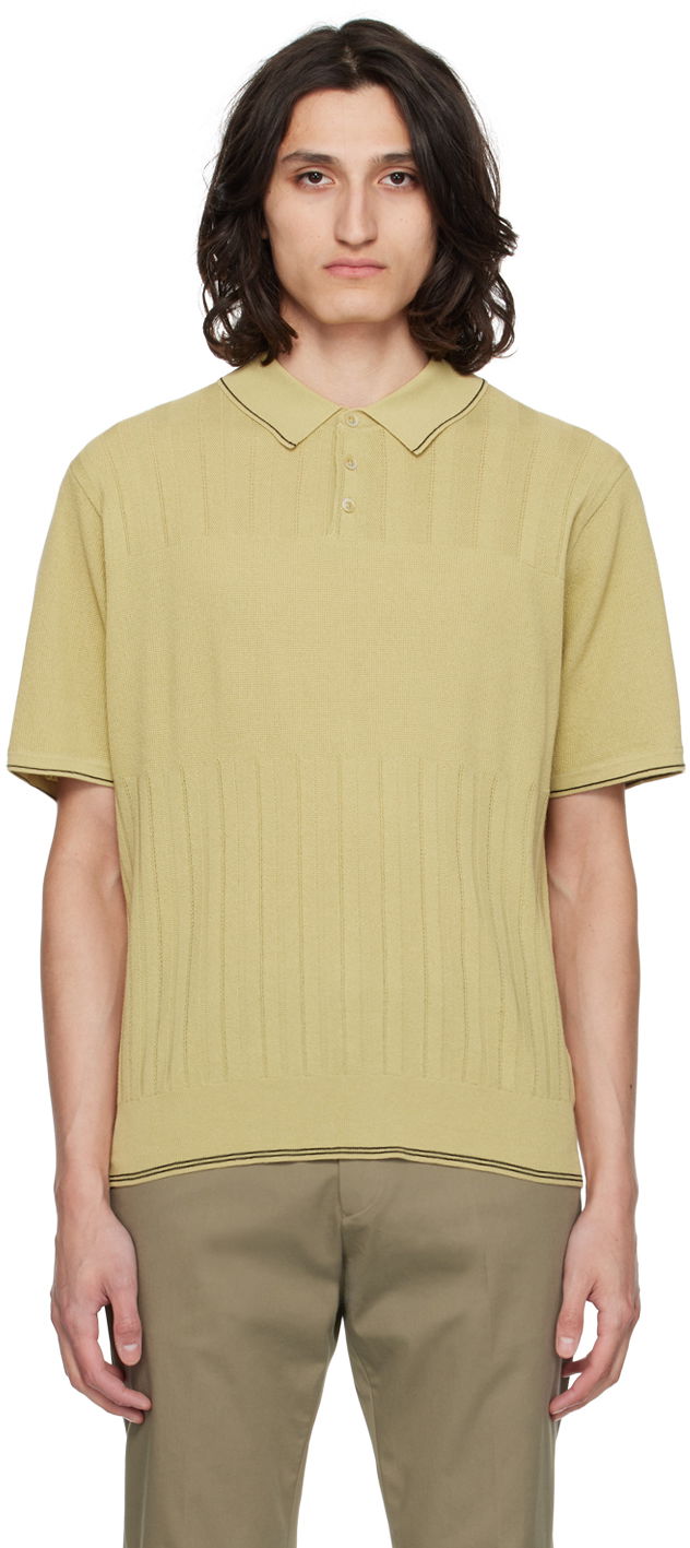 Polo majica Paul Smith Paul Smith Striped Knit Polo Zelena | M1R-635Y-M02312-34