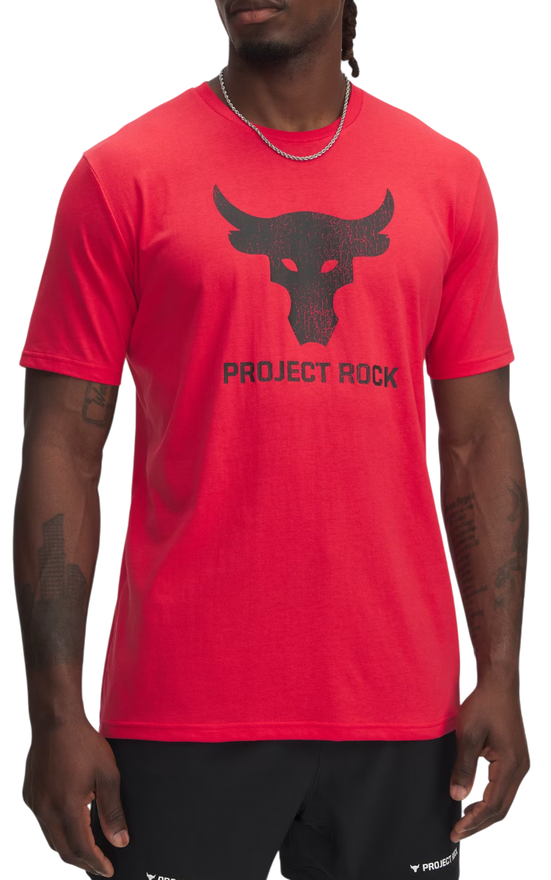 Majica Under Armour Project Rock Brahma Bull Short Sleeve T-Shirt Rdeča | 1383191-989