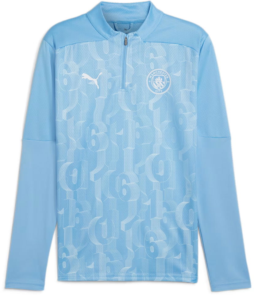 Majica Puma Manchester City Pre-match Quarter-Zip Modra | 777579-21