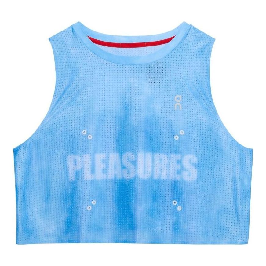 Krop-top On Running On Running x Pleasures The Loop Crop Top Modra | 1WF10613858, 0