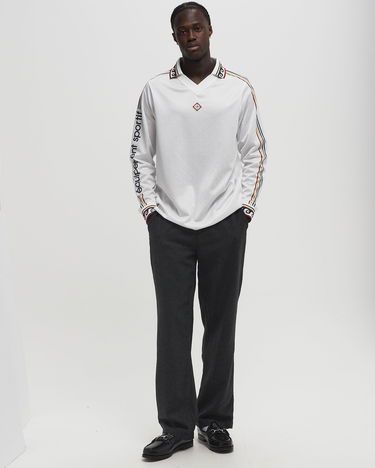 Polo majica Casablanca Casablanca Long Sleeve Football Shirt Bela | MPS25-JTP-301-01, 1